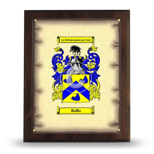 Rollo Coat of Arms Plaque