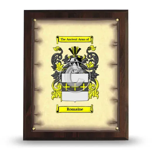Romaine Coat of Arms Plaque