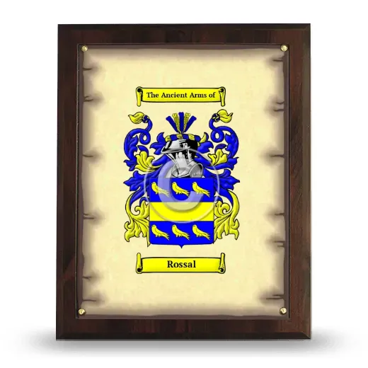 Rossal Coat of Arms Plaque