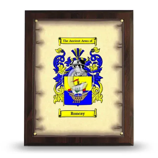 Runcay Coat of Arms Plaque