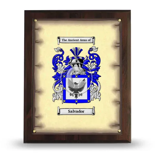 Salvador Coat of Arms Plaque