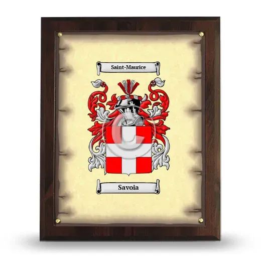 Savoia Coat of Arms Plaque