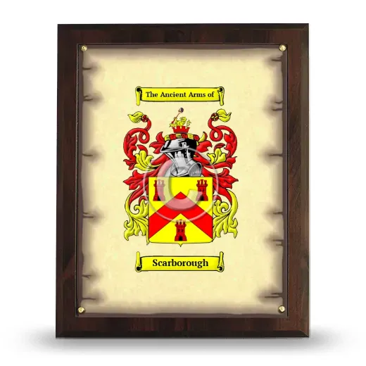 Scarborough Coat of Arms Plaque