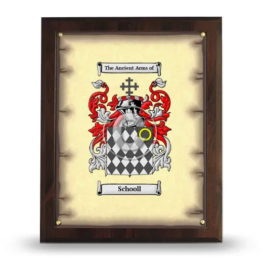 Schooll Coat of Arms Plaque