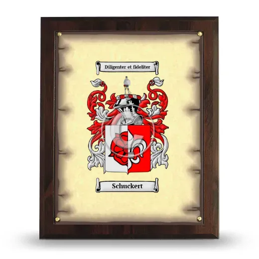 Schuckert Coat of Arms Plaque
