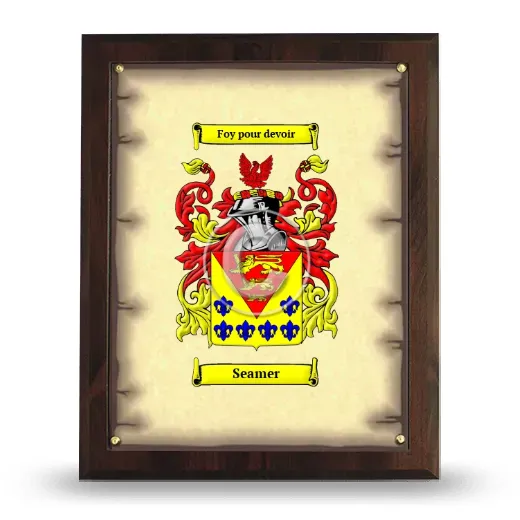 Seamer Coat of Arms Plaque