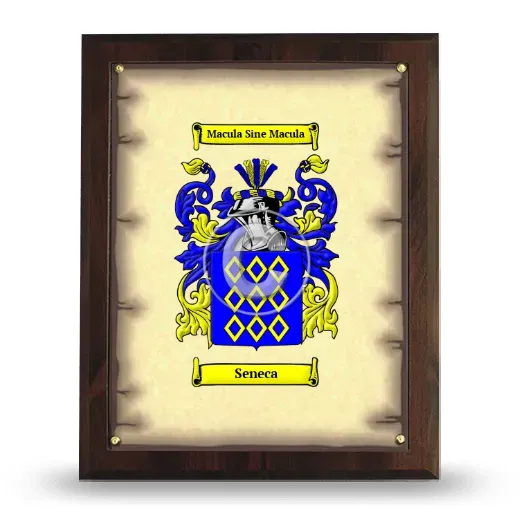 Seneca Coat of Arms Plaque
