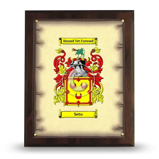 Seto Coat of Arms Plaque