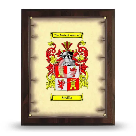 Sevilla Coat of Arms Plaque