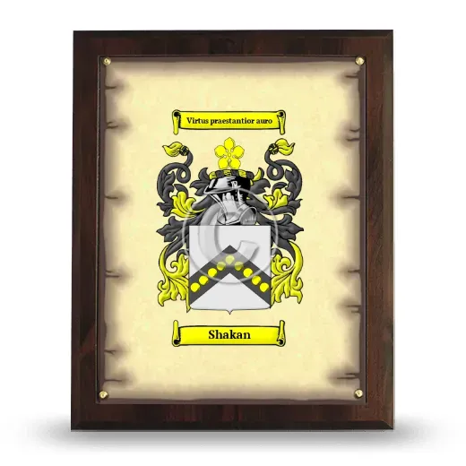 Shakan Coat of Arms Plaque