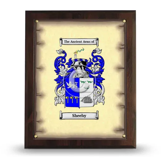 Sheehy Coat of Arms Plaque