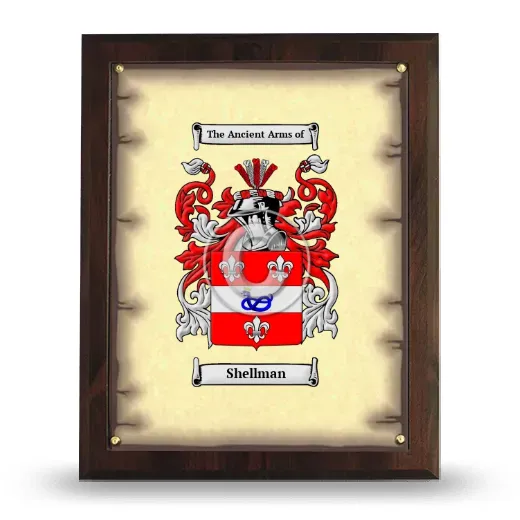 Shellman Coat of Arms Plaque