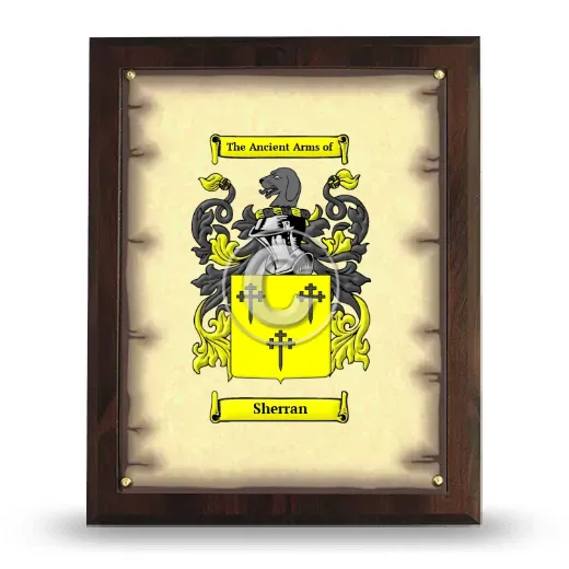 Sherran Coat of Arms Plaque