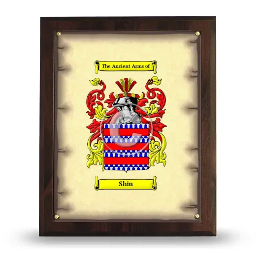 Shin Coat of Arms Plaque