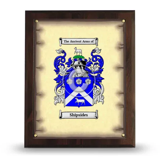 Shipsides Coat of Arms Plaque