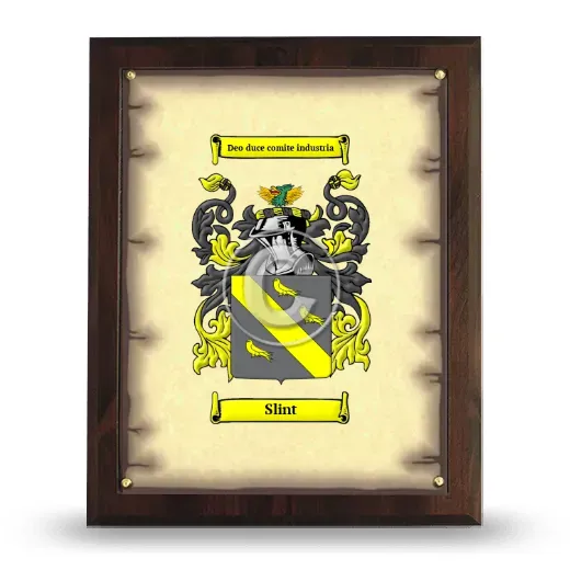 Slint Coat of Arms Plaque