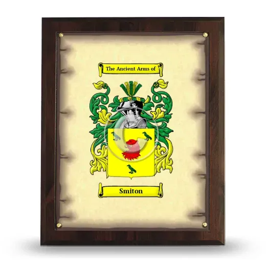 Smiton Coat of Arms Plaque