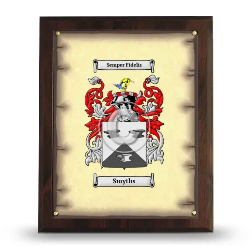 Smyths Coat of Arms Plaque