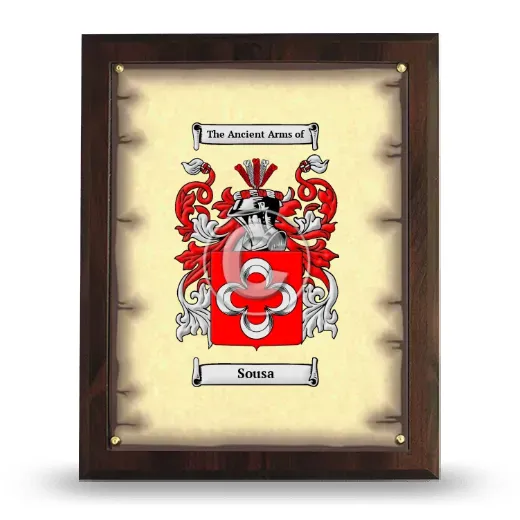 Sousa Coat of Arms Plaque