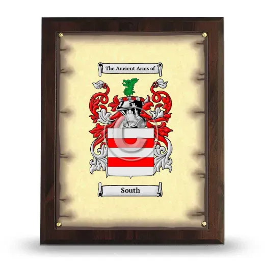 South Coat of Arms Plaque