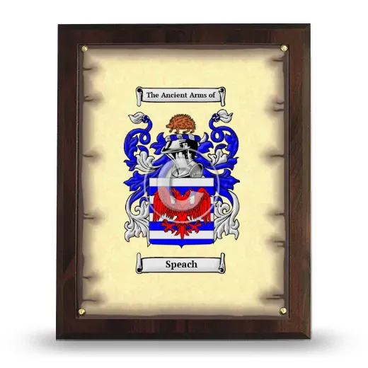 Speach Coat of Arms Plaque