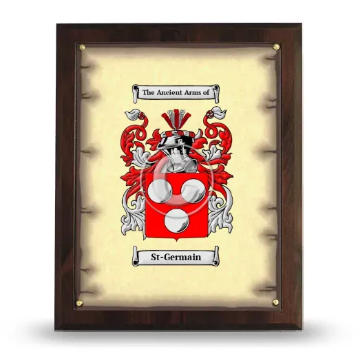 St-Germain Coat of Arms Plaque