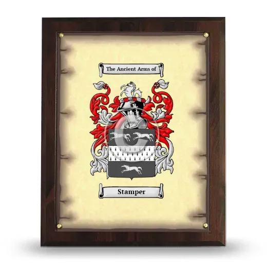 Stamper Coat of Arms Plaque