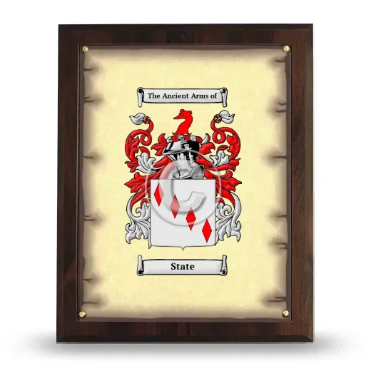 State Coat of Arms Plaque