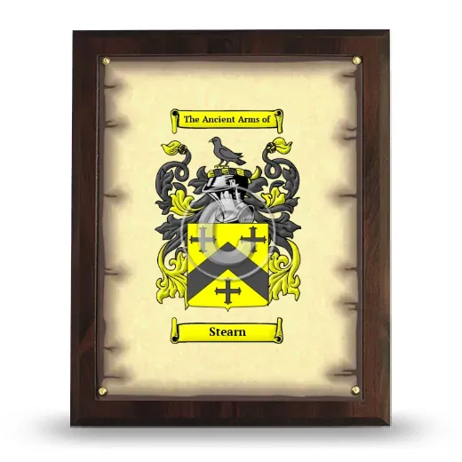Stearn Coat of Arms Plaque