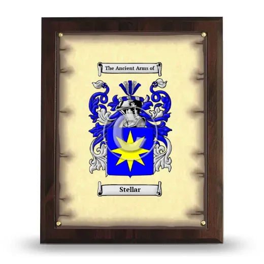 Stellar Coat of Arms Plaque