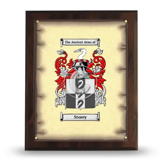 Storey Coat of Arms Plaque