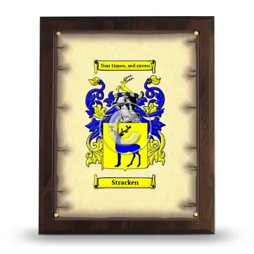 Stracken Coat of Arms Plaque