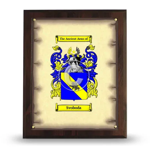 Svoboda Coat of Arms Plaque