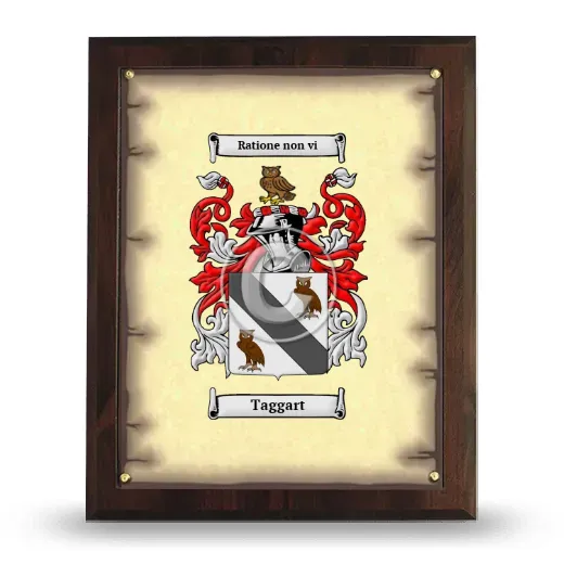 Taggart Coat of Arms Plaque