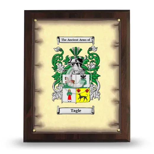 Tagle Coat of Arms Plaque