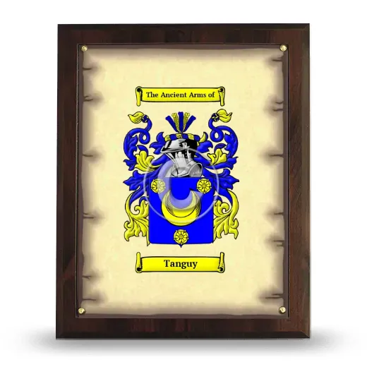 Tanguy Coat of Arms Plaque
