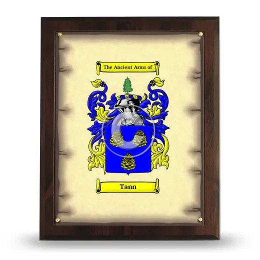 Tann Coat of Arms Plaque