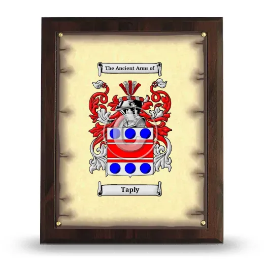 Taply Coat of Arms Plaque