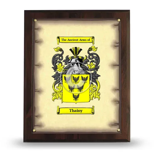 Thainy Coat of Arms Plaque