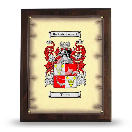 Thein Coat of Arms Plaque