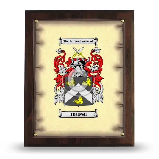 Thelwell Coat of Arms Plaque