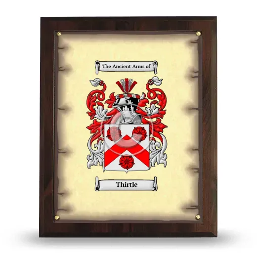 Thirtle Coat of Arms Plaque