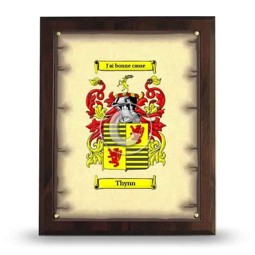 Thynn Coat of Arms Plaque