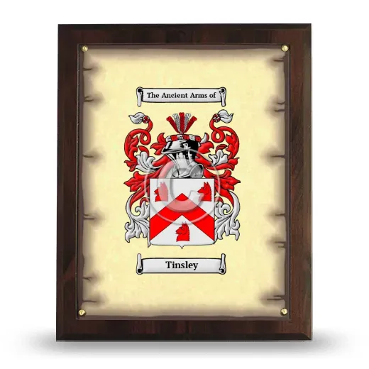 Tinsley Coat of Arms Plaque