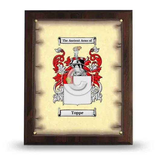 Toppe Coat of Arms Plaque