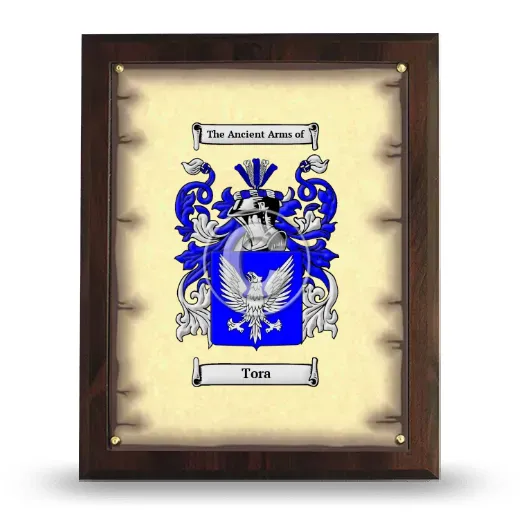 Tora Coat of Arms Plaque
