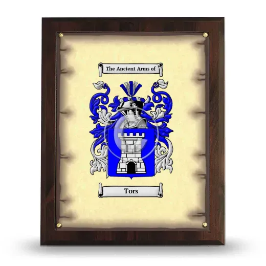 Tors Coat of Arms Plaque