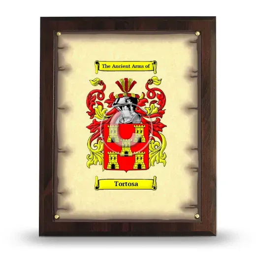 Tortosa Coat of Arms Plaque