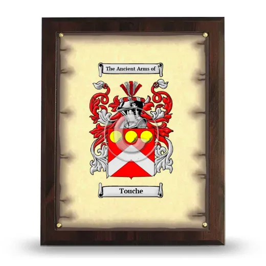 Touche Coat of Arms Plaque
