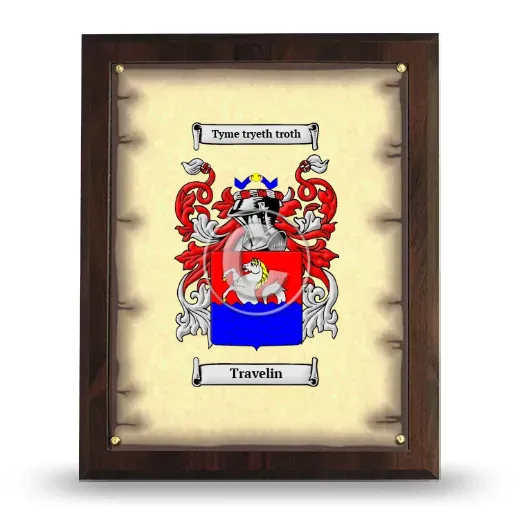 Travelin Coat of Arms Plaque